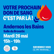 Collecte de sang Andernos